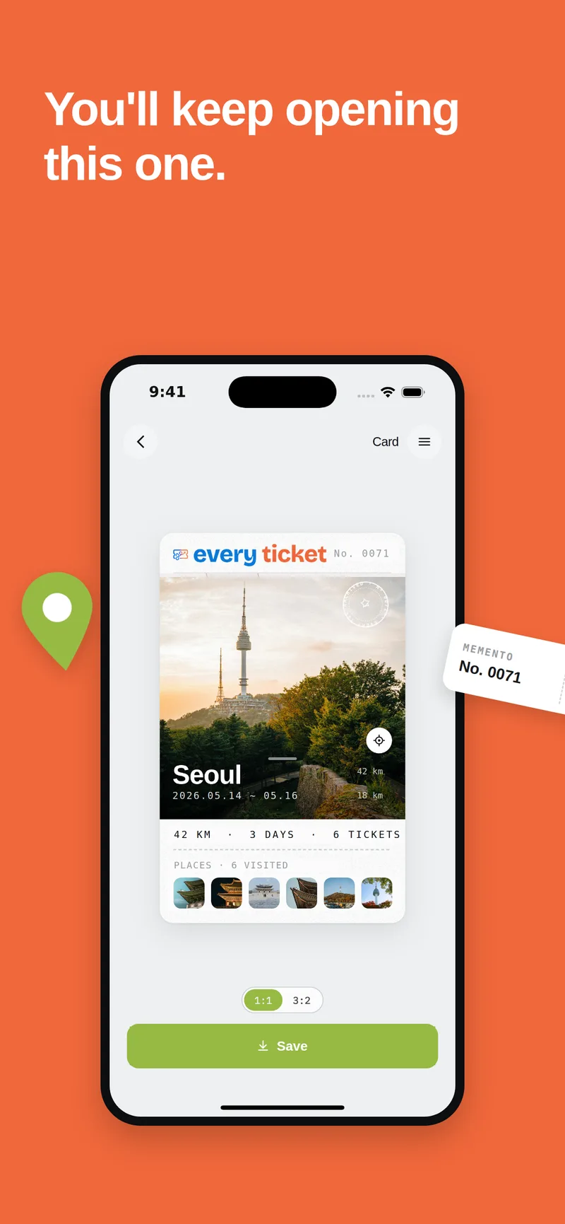 Magazine card screen · this one you keep coming back to